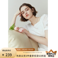 范思藍(lán)恩黑色法式氣質(zhì)顯瘦連衣裙女夏季赫本風(fēng)小黑裙設(shè)計(jì)感12125 柔花白色 S