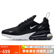 耐克NIKE休閑鞋女氣墊AIR MAX 270鞋AH6789-001黑35.5