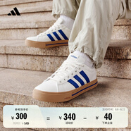 adidas DAILY 4.0復(fù)古百搭休閑帆布鞋男女阿迪達斯官方輕運動 白色/皇家藍/樹脂黃   45