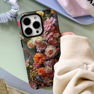 vivo小尹冷色花朵0729適用iPhone15pro手機新款14max菲林15plus華為VIVO13/小米14/華為mate60pro/vivo 冷色花朵0729-FL二合一光面A 小米_13_U