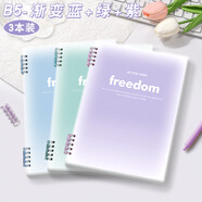 科星高顏值漸變活頁英語本筆記本子可拆卸加厚初高中生b5英文本單詞本小學(xué)生英語專用活頁本四線三格練 B5_【藍(lán)+綠+紫】3本裝_共360頁YS