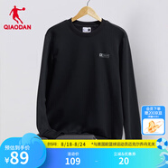 喬丹衛(wèi)衣男外套秋冬季保暖長(zhǎng)袖圓領(lǐng)套頭衫加絨針織上衣運(yùn)動(dòng)服 黑色 常規(guī)-349A【新品推薦】 L