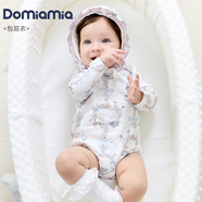 DOMIAMIA嬰兒衣服新生兒包屁衣哈衣寶寶服飾純棉嬰兒連體衣和尚服 松實(shí)環(huán)夢(mèng)【信封領(lǐng)】 （不含帽子） 66cm （推薦身高：62-69cm）