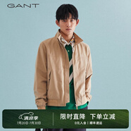 GANT/甘特秋冬新款男士美式時(shí)尚商務(wù)休閑百搭通勤立領(lǐng)夾克外套潮 248深卡其色 2XL