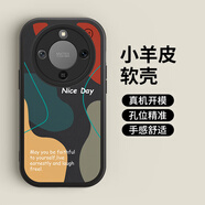 迅炫適用于榮耀X70手機殼Honorx70新榮耀華為70X全包Mtn One An00防摔X70特殊保護罩叉七5g系列硅膠殼 【黑色-美好時光】單殼 榮耀X70