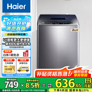 海爾（Haier）波輪洗衣機(jī)全自動家用大容量洗脫一體波輪洗衣機(jī)節(jié)能省電健康家用 懶人洗衣機(jī)補(bǔ)貼至高補(bǔ)貼20% EB80M30Mate1