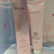 美素美素MAYSU玫瑰柔潤凈透潔面乳150g清潔洗面奶泡沫綿密不緊繃29年