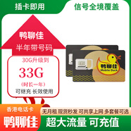 香港流量卡香港電話卡香港鴨聊佳365天15/18/60G鴨聊佳流量卡批發(fā) 移動(dòng)鴨聊佳365天33G高速流量卡