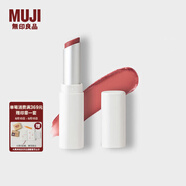 無印良品（MUJI）亮澤唇膏 有色潤唇膏 口紅 108清冷灰粉 3g