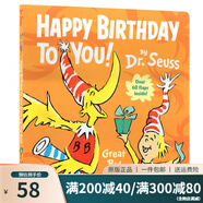 英文原版 蘇斯博士 Happy Birthday to You! Great Big Flap Book 祝你生日快樂 大開本故事紙板翻翻書 Dr.Seuss 綠山墻
