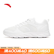 安踏（ANTA）跑步鞋網(wǎng)面透氣運(yùn)動(dòng)休閑跑步鞋子新款運(yùn)動(dòng)鞋 安踏白/霧灰-2 39