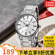 卡西歐（CASIO）情侶表男表女表一對(duì)七夕情人節(jié)禮物送男友女友簡(jiǎn)約防水指針手表 MTP-1303D-7A （京倉(cāng)京配） 男款