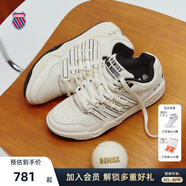 蓋世威（K·SWISS）【秀場同款】運(yùn)動鞋男女鞋復(fù)古真皮休閑低幫板鞋Si-18滿貫鞋8381 9218-102大白熊 男女同款 43