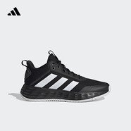 adidas OWNTHEGAME 2.0低幫團(tuán)隊(duì)款實(shí)戰(zhàn)運(yùn)動籃球鞋男子阿迪達(dá)斯 黑/白   44