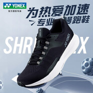 YONEX尤尼克斯慢跑鞋運(yùn)動跑步鞋官網(wǎng)yy輕量健身耐磨透氣動力墊減震緩沖 慢跑鞋SHRFJ1MEX_245黑白 男款 36