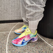耐克（NIKE）男鞋 Lebron21 勒布朗詹姆斯21代氣墊戰靴實(shí)戰訓練緩震運動(dòng)籃球鞋 HV8621-300紅黃藍色/22代 40