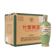 汾酒山西杏花春竹葉青榮耀版53度500ml綠瓶露酒清香型白酒正品 53度 500mL 6瓶