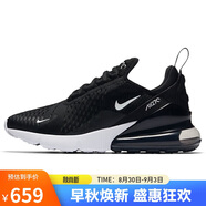 耐克NIKE休閑鞋女氣墊AIR MAX 270鞋AH6789-001黑36