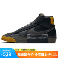 耐克NIKE運動板鞋高幫男經(jīng)典BLAZER MID運動鞋F(xiàn)B8891-001黑42
