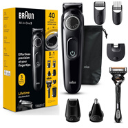 博朗（BRAUN）博朗Braun新7系AIO7420剃須刀胡須修剪造型器理發(fā)器體毛美容電推 AIO 3470