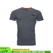 superdry極度干燥男士純色短袖T恤夏季清涼休閑上衣11147079 Blue L