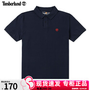 Timberland添柏嵐POLO衫男夏季戶外旅行運(yùn)動(dòng)休閑短袖寬松商務(wù)透氣翻領(lǐng)T恤 A24H2433/寶藍(lán)色 S 170建議100-120斤