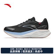 安踏（ANTA）跑鞋3SE丨運動(dòng)鞋女減震回彈耐磨女子跑鞋防潑水跑步鞋女122515532 基礎黑-4 36