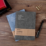 廣博25K16K加厚商務筆記本簡單覆古日記會議辦公皮本 25K藍色120頁