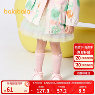 巴拉巴拉童裝兒童裙子寶寶半身裙女童短裙春裝洋氣蓬蓬裙208124112001