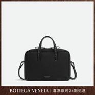 BOTTEGA VENETA[禮物]葆蝶家男士CROSSROAD公文包bv男包 黑色 均碼