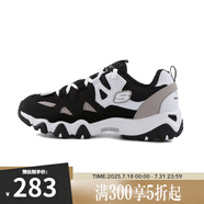 SKECHERS斯凱奇怪獸甜心熊貓鞋休閑運(yùn)動(dòng)鞋時(shí)尚老爹鞋女 99999693/BKW 黑色/白色 35