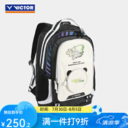 威克多（VICTOR）羽毛球包雙肩背包勝利多功能雙肩拍包球鞋男女球包3只裝BR5013 BR 5026 熊貓背包 C黑