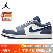 耐克（NIKE）籃球鞋男AJ喬1JORDAN 1運(yùn)動(dòng)鞋553558-414海軍藍(lán)45
