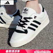 阿迪達斯 （adidas）三葉草男鞋女鞋夏季新款情侶金標貝殼頭運動時尚潮流休閑板鞋 時尚小白鞋/后跟金標/曬圖退10 42