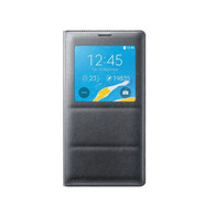 三星（SAMSUNG）適配note4手機殼n9100智能開窗皮套9108v保護套n9109手機套炫彩插卡原裝手機殼男女情侶款官方原裝 note4原裝芯片智能版雅墨黑 三星其他型號