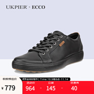 ECCO愛(ài)步男鞋板鞋 時(shí)尚簡(jiǎn)約輕便透氣牛皮休閑鞋 柔酷430004海外直郵 11001 39