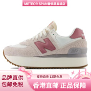 NEW BALANCENB574復(fù)古防滑耐磨低幫跑步鞋女款灰粉 灰粉 35 B寬