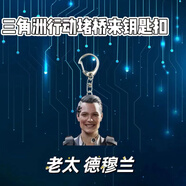 漫客喵三角洲行動(dòng)同人周邊鑰匙扣烏魯魯堵橋全家福書(shū)包掛件搞怪學(xué)生禮物 老太   德穆蘭 三角洲堵橋來(lái)-鑰匙扣