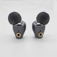 VJJB 入耳式K歌耳塞HIFI藍牙重低音炮手機雙動(dòng)圈耳機 定制耳機+鈦合金線(xiàn) 官方標配