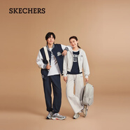 斯凱奇（Skechers）銀翼鞋PRO男士跑步鞋休閑百搭221103 白色/海軍藍(lán)色/WNV 40