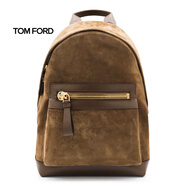 湯姆福特（TOM FORD） FW25 奢侈品 男士 棕色皮革背包 NUT 均碼