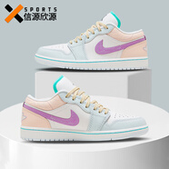 耐克（NIKE）【潮】女鞋板鞋aj1新款低幫運(yùn)動輕便防滑耐磨休閑籃球鞋子 FV3623-151 冰番石榴色 36.5