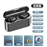 vivo適配s10原裝耳機(jī)vovi無(wú)線藍(lán)牙s10pro手機(jī)vi步步高viv0耳塞ov 尊享黑【三真數(shù)顯+觸控雙耳 官方標(biāo)配
