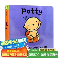 英文原版繪本 小毛孩系列一根毛小臟孩 Big Little/Potty  Leslie Patricelli 低幼兒童0-3歲紙板書(shū) 啟蒙認(rèn)知行為習(xí)慣培養(yǎng)情緒管理 上廁所