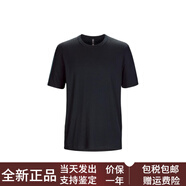 始祖鳥（ARC'TERYX）Veilance商務(wù)系列FRAME美利奴羊毛舒適耐用純色圓領(lǐng)短袖T恤男款 黑色/Black XS