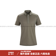 始祖鳥(niǎo)（ARC'TERYX）ERISSS22A2bPolo純色翻領(lǐng)套頭短袖Polo衫男款 綠色/FORAGE XL