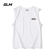 GLM男士冰絲背心夏季速干網(wǎng)眼透氣上衣無袖寬松大碼運動涼感坎肩男裝