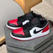耐克aj男鞋air jordan 1鞋子男秋季 aj1低幫板鞋休閑鞋男子運(yùn)動(dòng)籃球鞋 553558-161/黑紅腳趾-秋冬新款 42.5