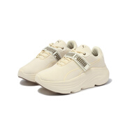 彪馬（PUMA）厚底魔術貼跑步鞋PROWL女輕便增高松糕鞋 379076彪馬puma 米白色-灰褐色-04 40.5