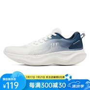 361°24夏季新款男士常規(guī)跑鞋 572422234 羽毛白/懷舊藍(lán) 42